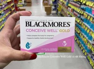 Uống thuốc Blackmore Conceive Well Gold có tốt không?-1