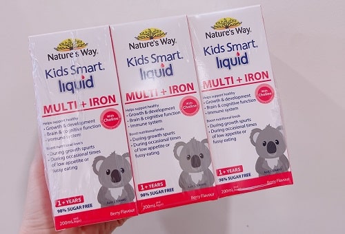 Kid Smart Liquid Multi + Iron cách sử dụng cho trẻ?-1