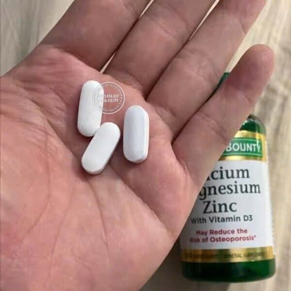Cách dùng Calcium Magnesium Zinc With Vitamin D3 cho người mới