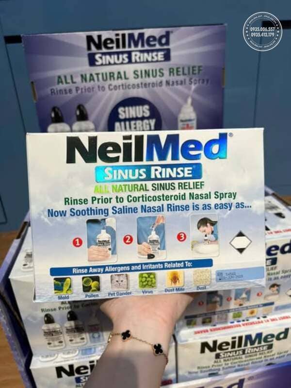 Cách rửa mũi bằng NeilMed Sinus Rinse an toàn cho người mới bắt đầu