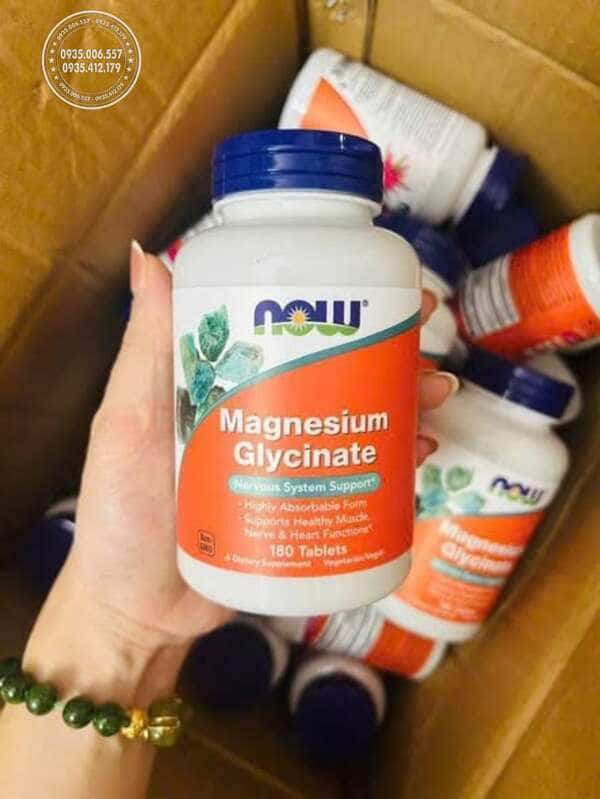 Now Magnesium Glycinate 180 Tablets là gì?