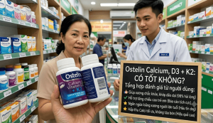 Calcium & Vitamin D3 + K2 có tốt không? Đánh giá từ người dùng