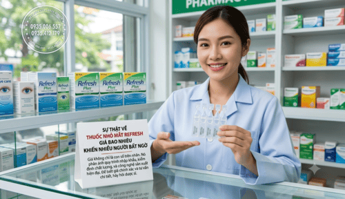 Sự thật về Thuốc nhỏ mắt Refresh giá bao nhiêu khiến nhiều người bất ngờ